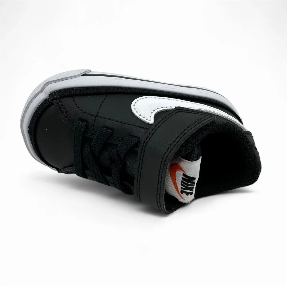 Nike Court Legacy Black White Gum Light Brown Baby Toddler Size 4 Sneaker